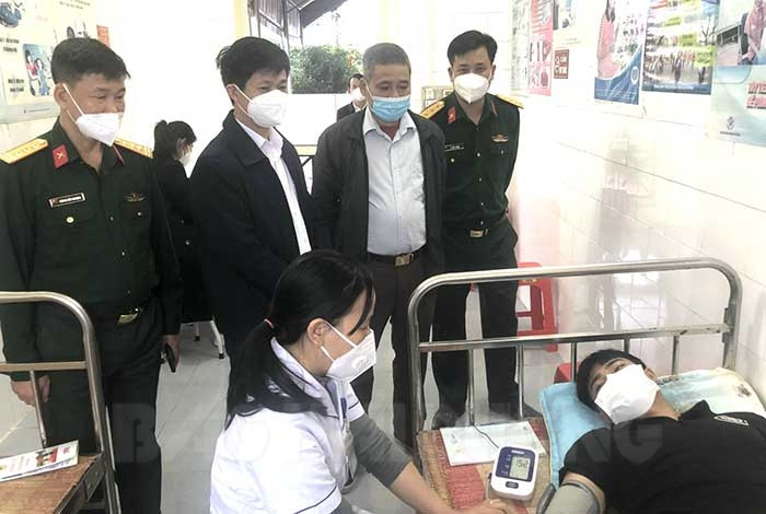 Các xã Thanh Quang, Đồng Cẩm làm điểm khám sơ tuyển nghĩa vụ quân sự